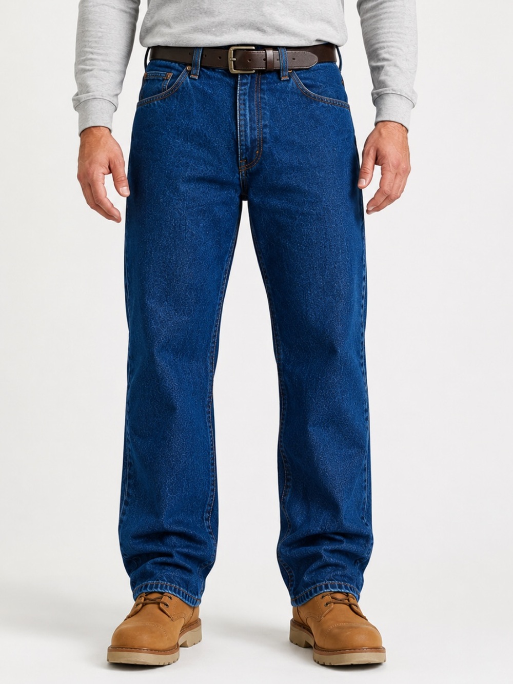 NWT Dickies Relaxed Fit Work Jeans 34x32 Blue 100% Cotton Denim